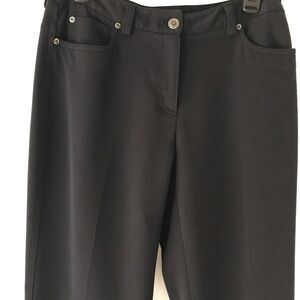 Rafaella Petite Black Pants. Size 6P